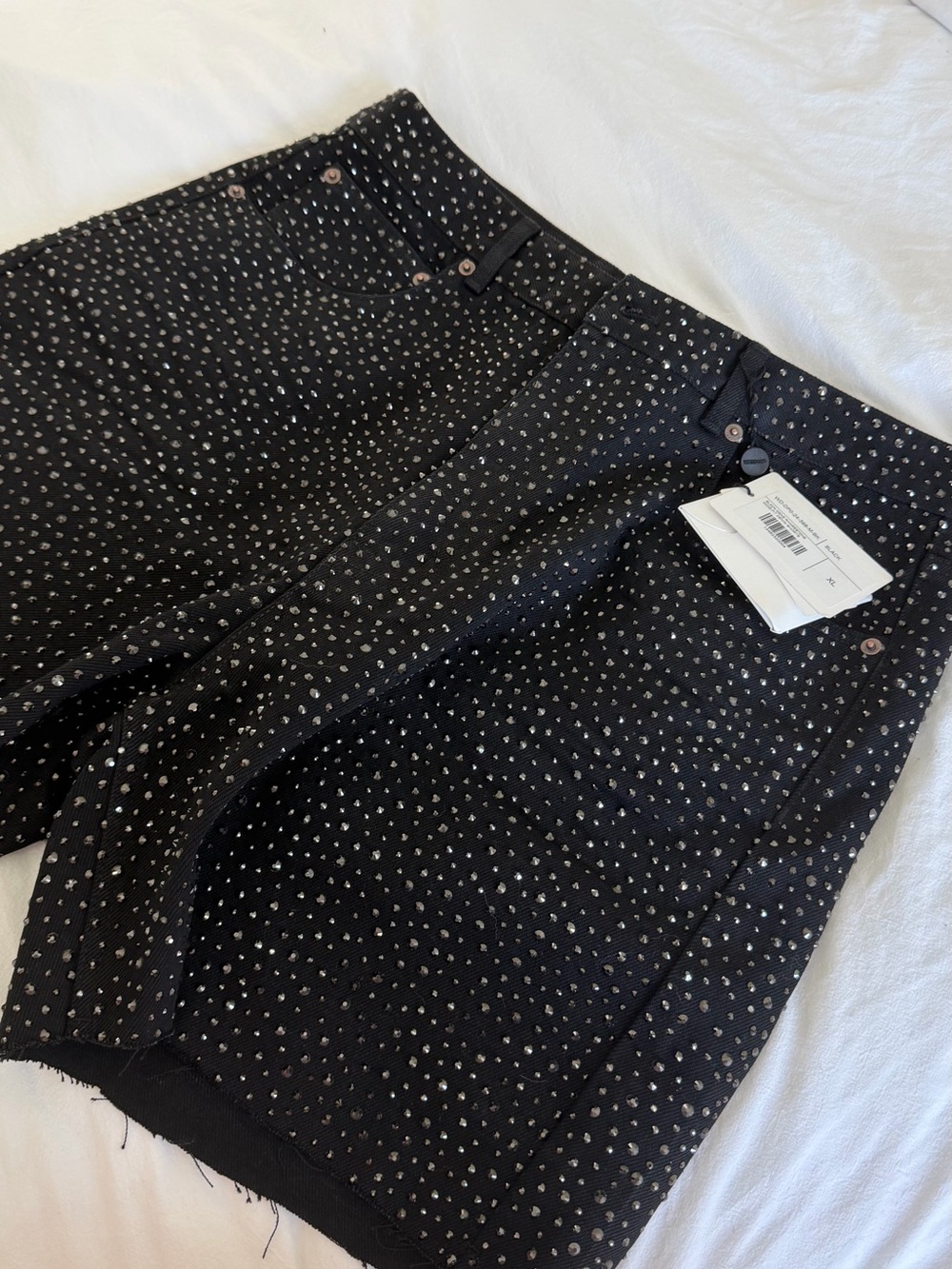 WE11DONE Rhinestone shorts - Picture 5 of 5